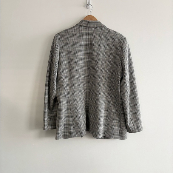 Reitmans Black and White Houndstooth Open Front Blazer - Picture 6 of 10